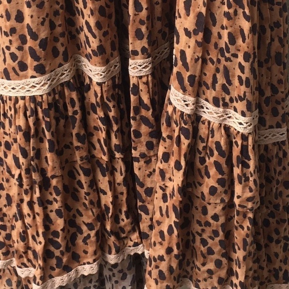 Super Rare Spell Saphari Maxi Sundress in Leopard size S - Picture 12 of 14